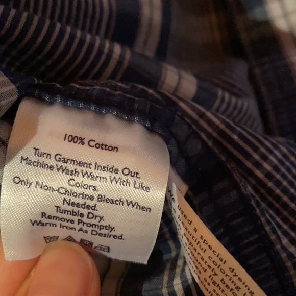 Eddie Bauer Plaid Long Sleeve Button Down Shirt - Picture 7 of 7